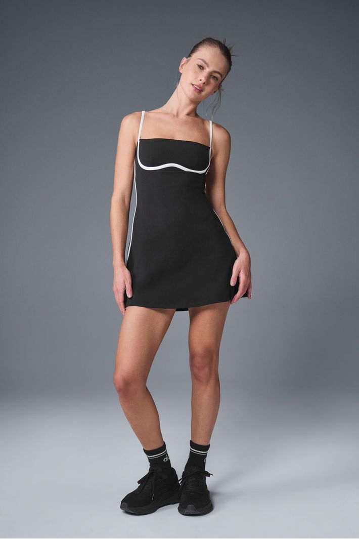 Vestido Airbrush Streamlined Black - Alo Yoga
