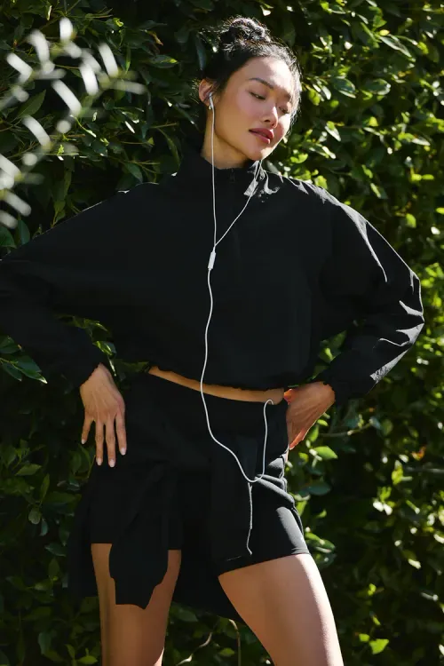 Casaco Cropped 1/4 Zip Alumni