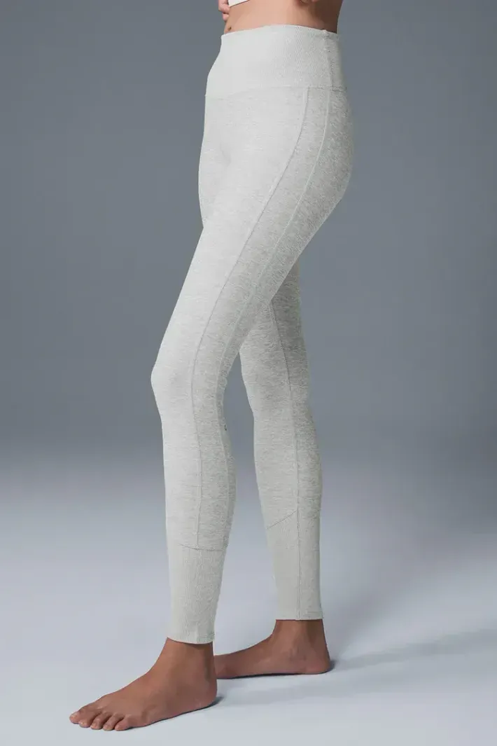 Legging High-Waist Alosoft Lounge Grey - Alo Yoga