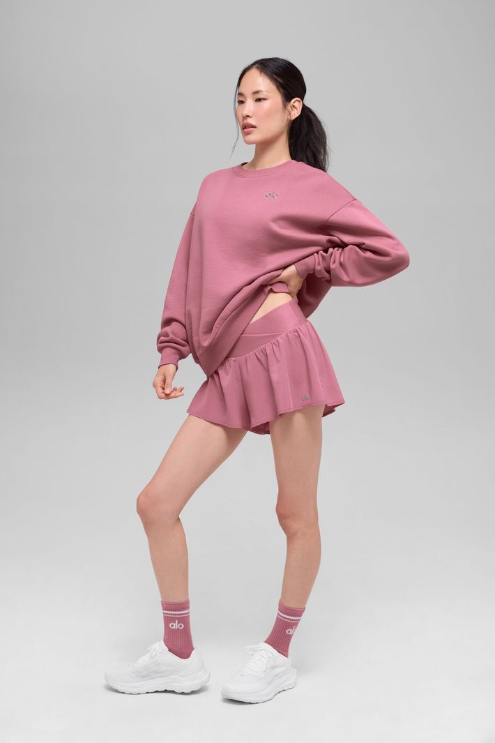 alo ピンク タンクトップ　XS アロ　スウェット　lululemon Moletom Alo Yoga Cropped Accolade Neon Bubblegum Rosa por R$ 1.349