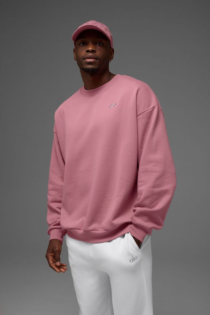 Moletom Accolade Crew Neck Pink Wild Rose - Alo Yoga