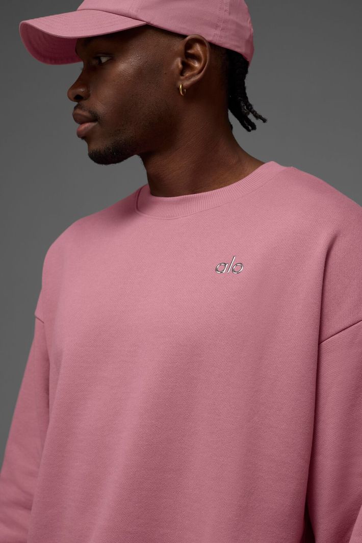 Moletom Accolade Crew Neck Pink Wild Rose - Alo Yoga
