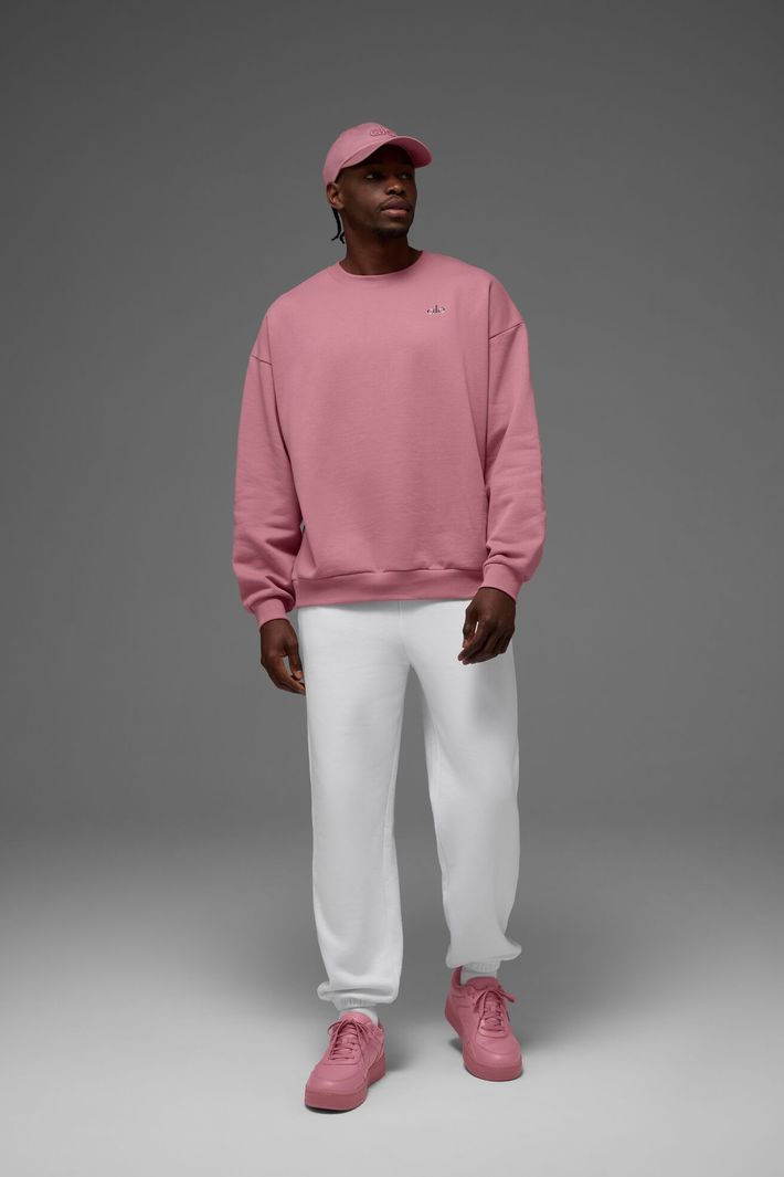 Moletom Accolade Crew Neck Pink Wild Rose - Alo Yoga