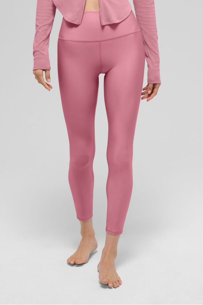 Legging 7/8 High-Waist Airlift Pink Wild Rose - Alo Yoga