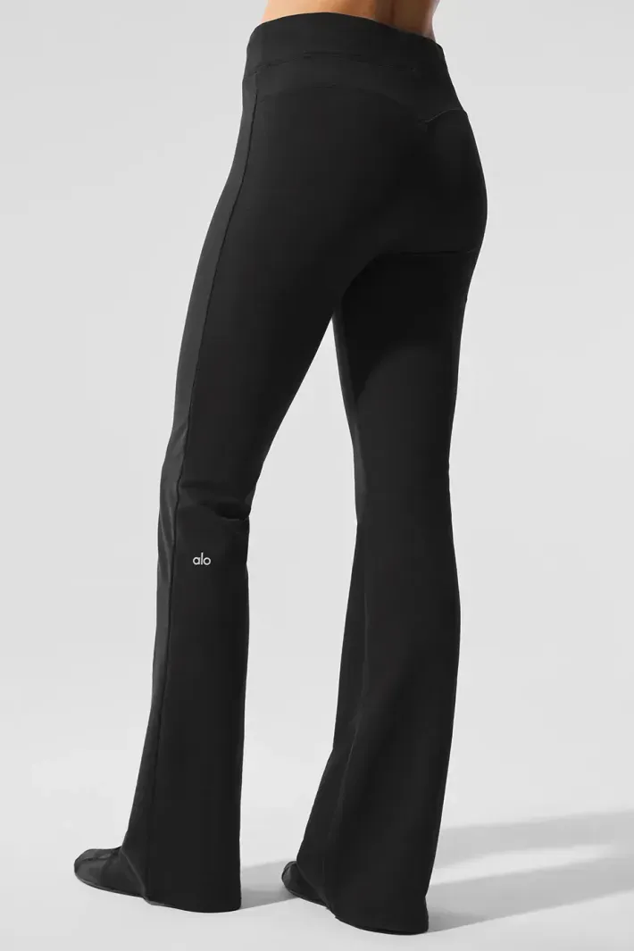 Calça De Moletom Sway Boot Cut Black - Alo Yoga