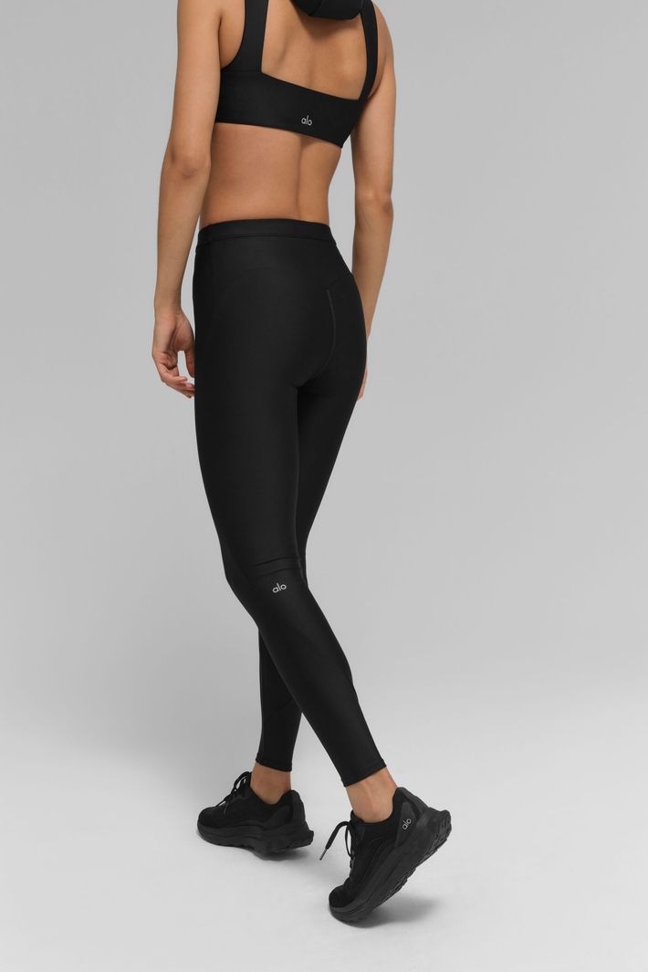 Legging Airlift High-Waist Light Speed Black - Alo Yoga