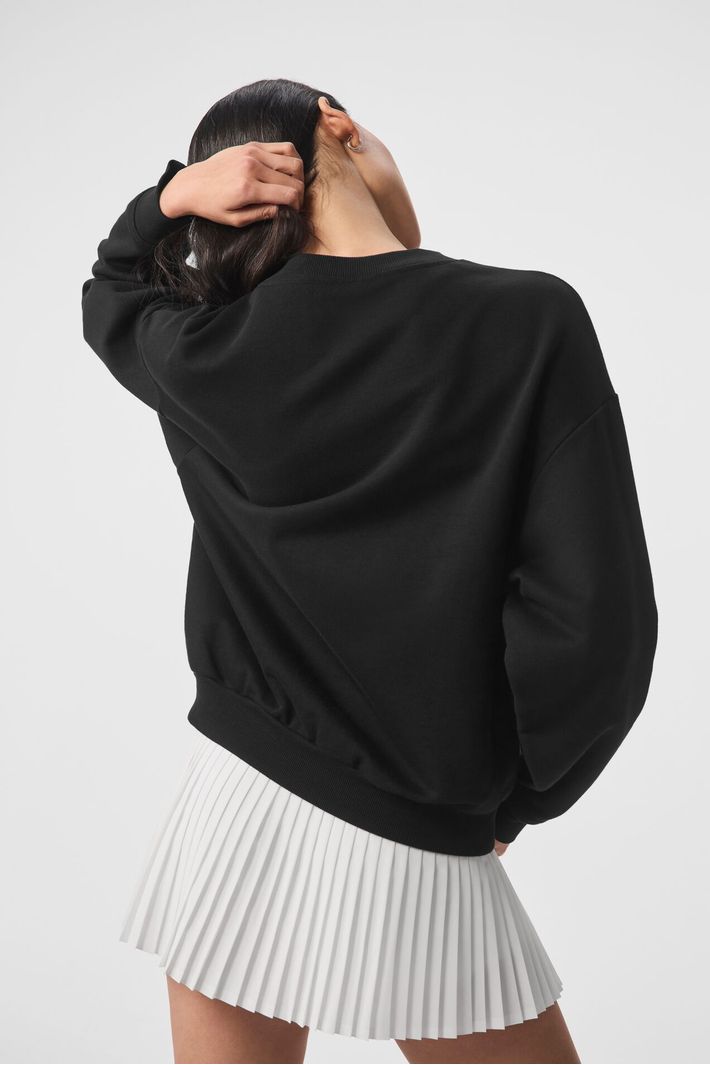 Moletom Accolade Crew Neck Black - Alo Yoga