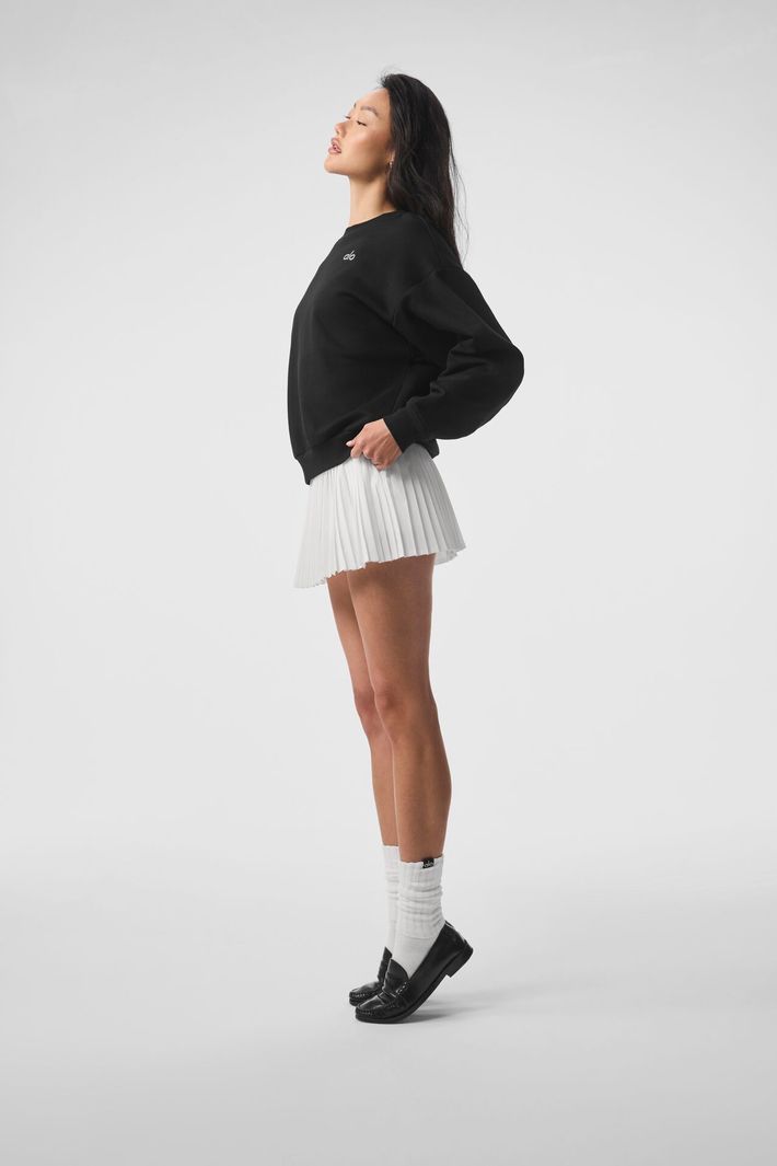 Moletom Accolade Crew Neck Black - Alo Yoga