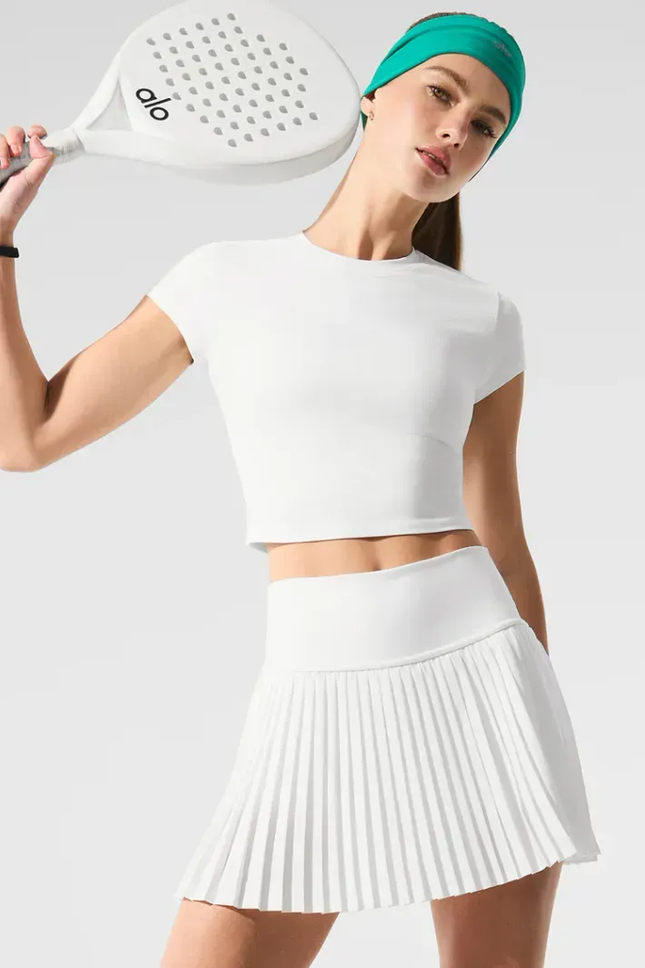 Saia Grand Slam Tennis White - Alo Yoga