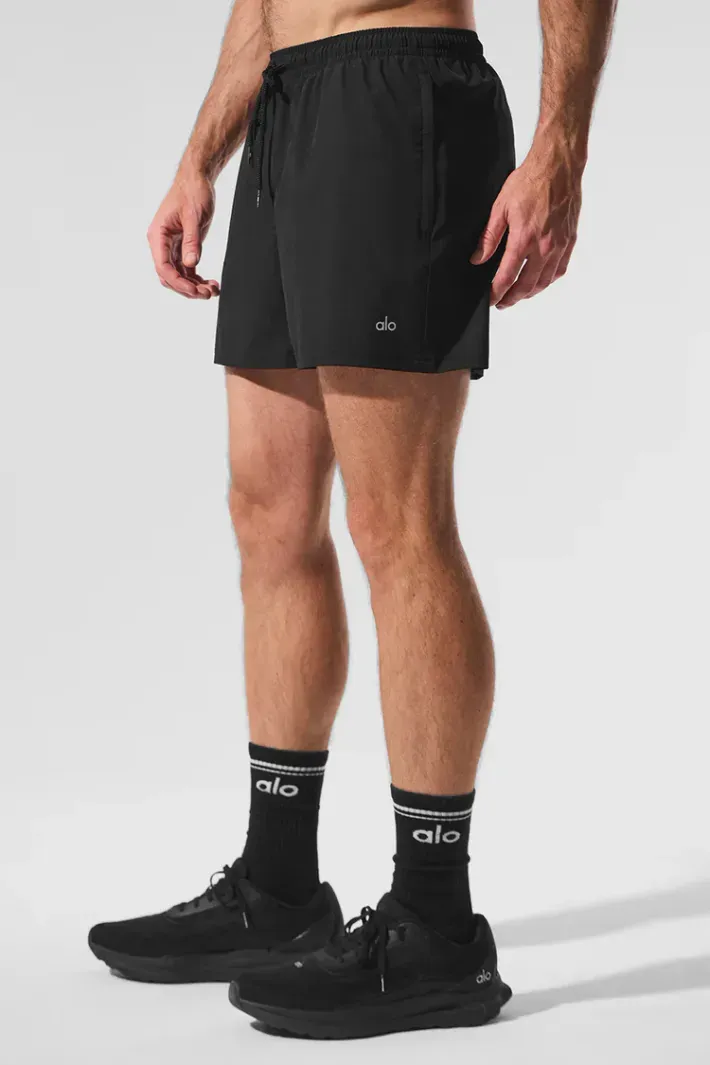 Shorts 5'' Circuit Black - Alo Yoga