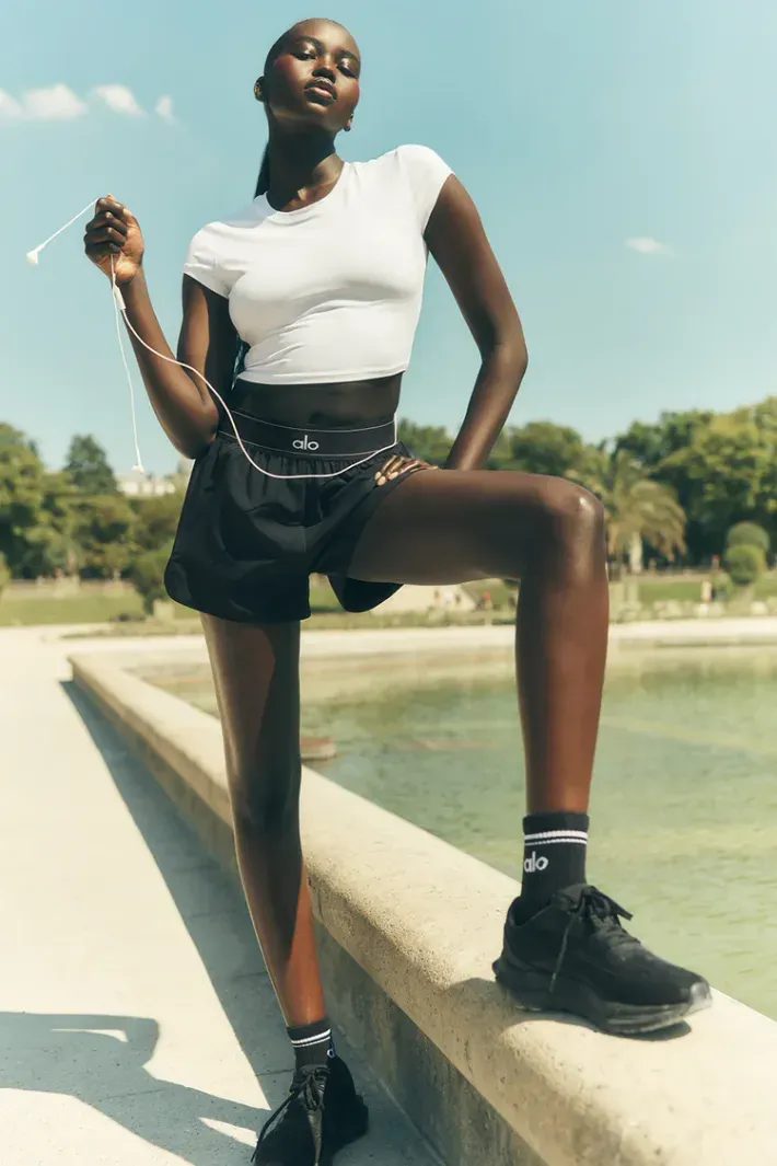 Shorts Match Point Black - Alo Yoga