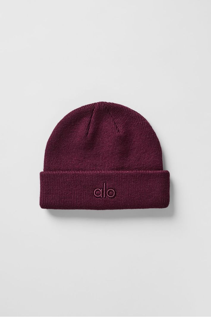 Alo ノータブルビーニー　lvory ALO Yoga】Notable Beanie ロゴ ニット帽 ビーニー (ALO Yoga/ニット