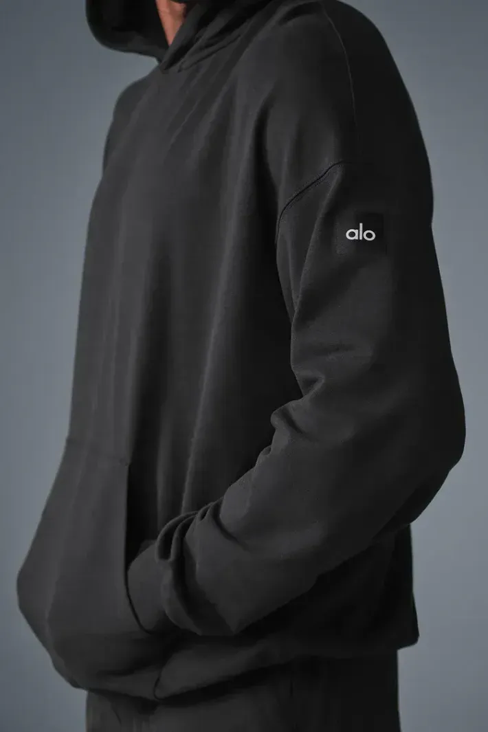 Moletom Com Capuz Double Take Black - Alo Yoga