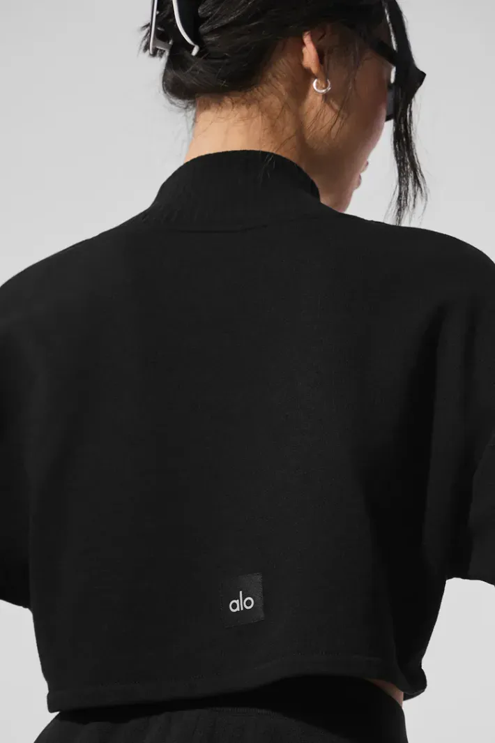 Casaco Cropped Serenity Coverup Black - Alo Yoga