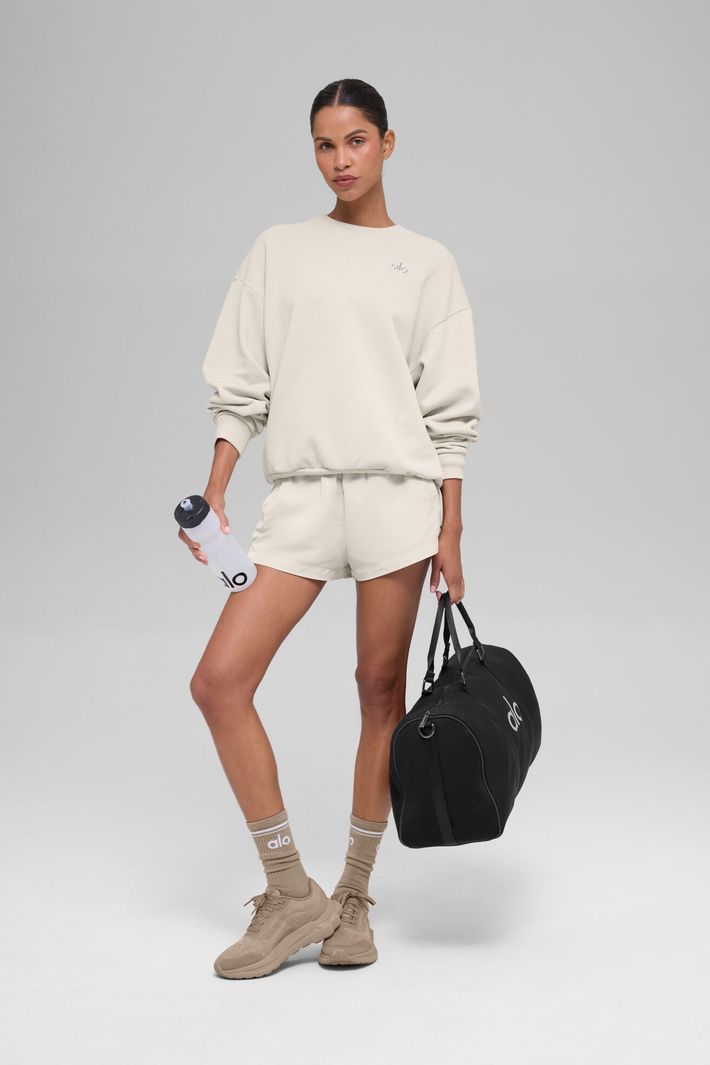 Moletom Accolade Crew Neck Bone - Alo Yoga