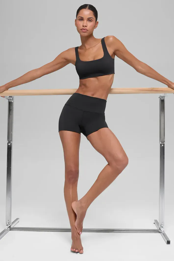 Top Alo Softsculpt Precision Black - Alo Yoga