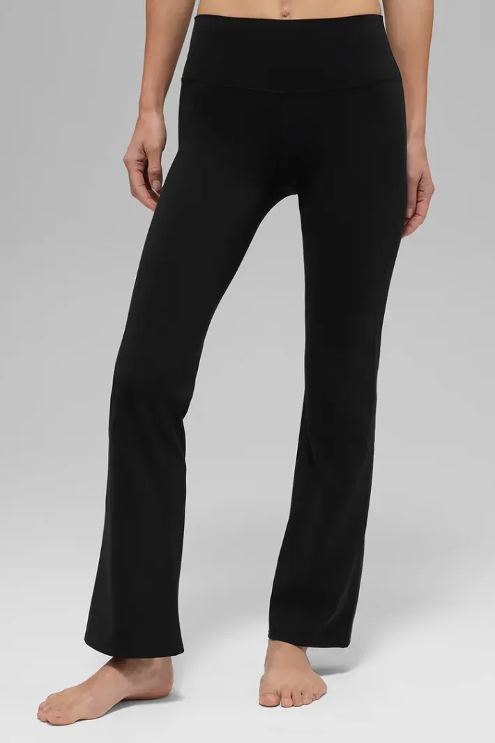 Legging Alo Softsculpt High-Waist 7/8 Bootcut Black - Alo Yoga