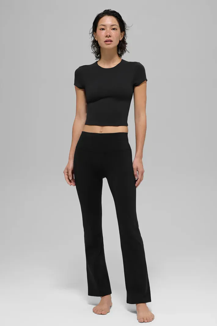Legging Alo Softsculpt High-Waist 7/8 Bootcut Black - Alo Yoga