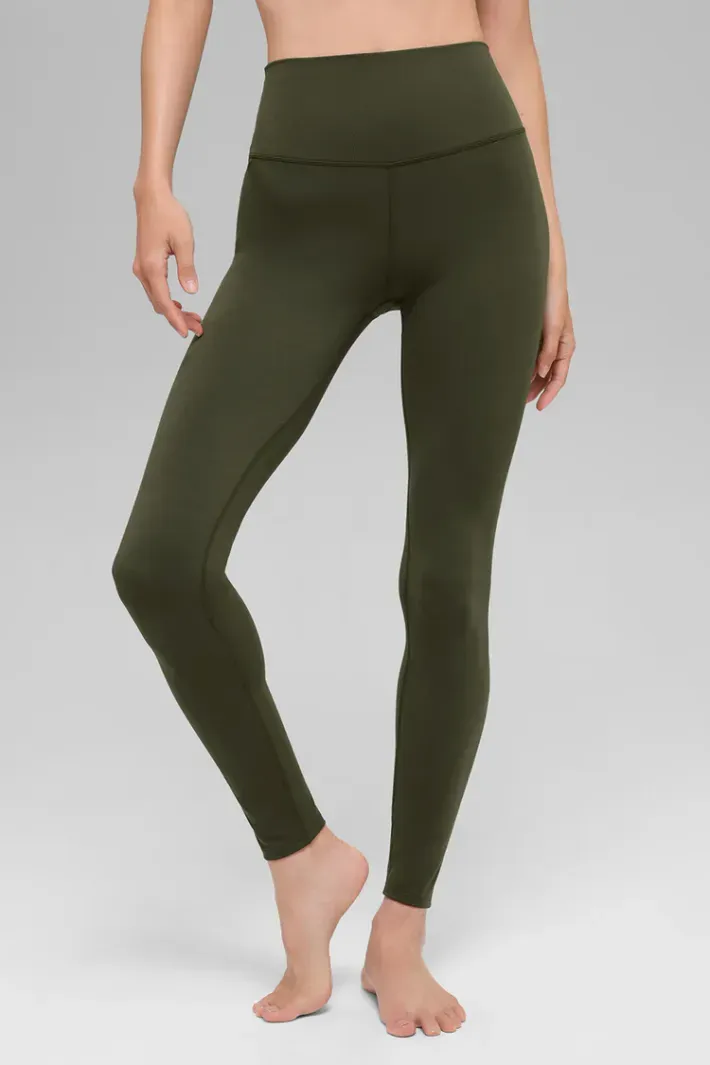 Legging Alo Softsculpt High-Waist Green Olive - Alo Yoga