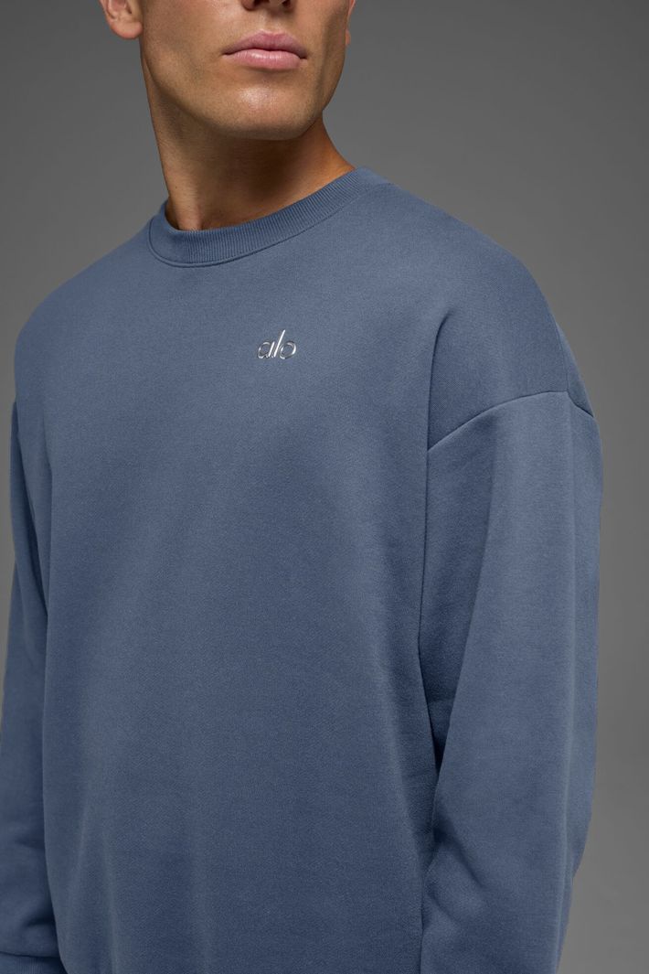 Moletom Accolade Crew Neck Bluestone - Alo Yoga