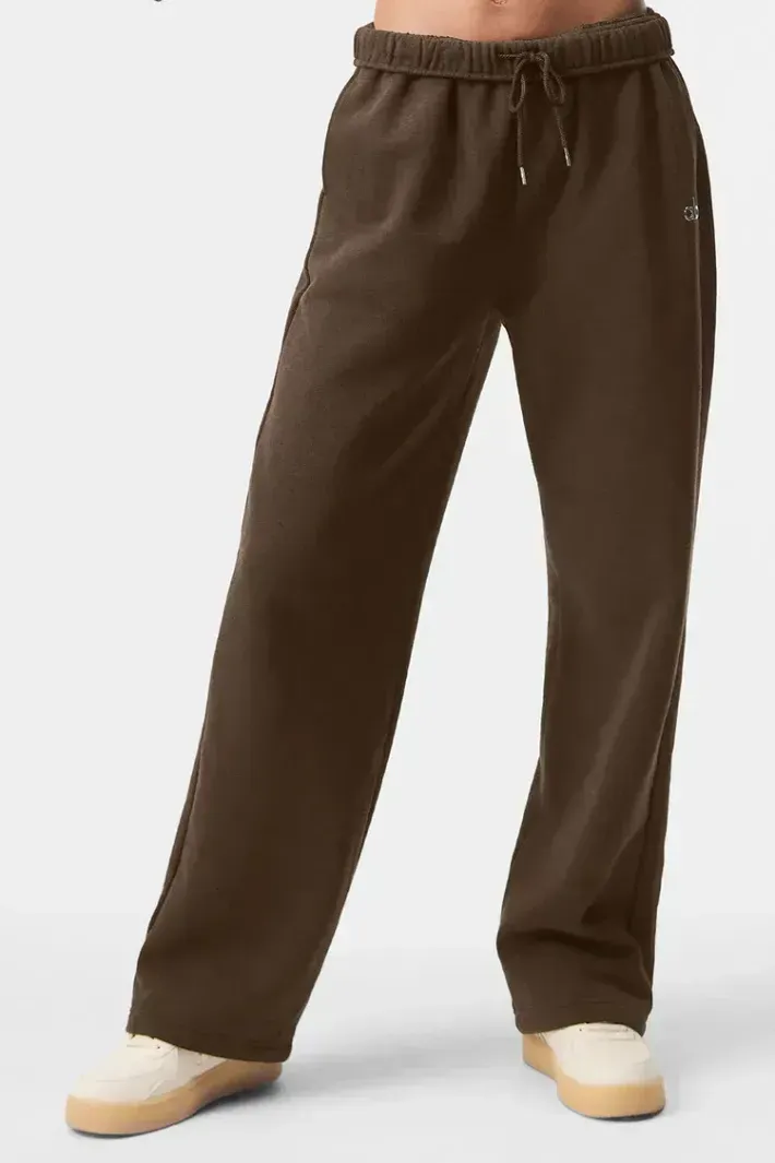Calça De Moletom Accolade Straight Leg Espresso - Alo Yoga