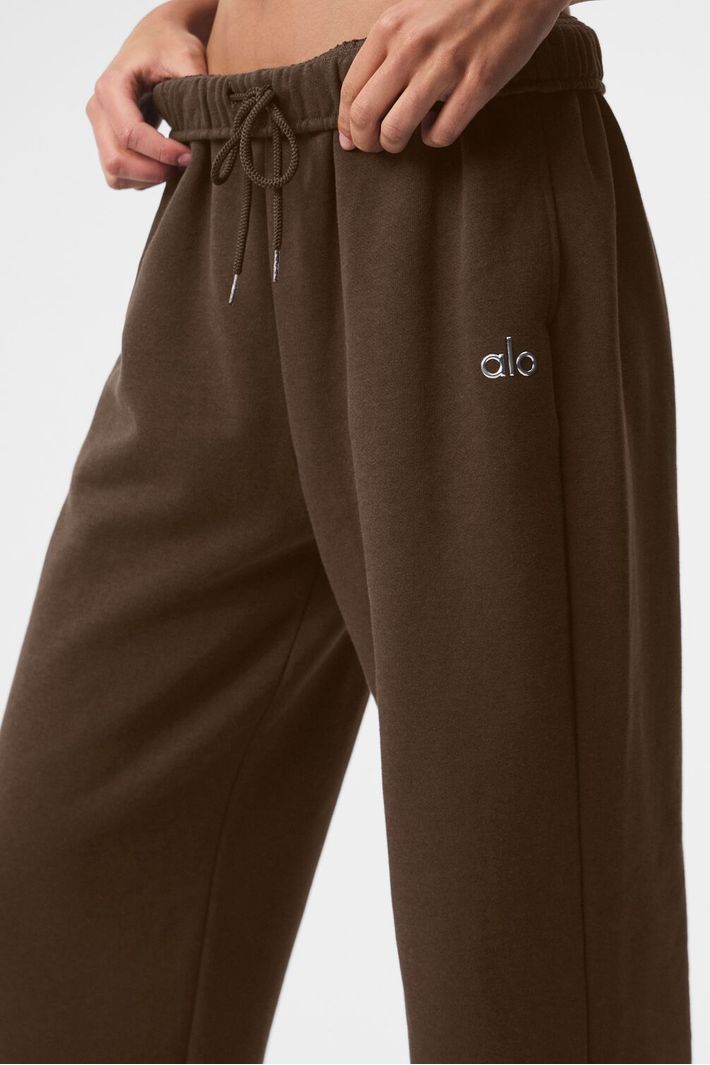 Calça De Moletom Accolade Straight Leg Espresso - Alo Yoga