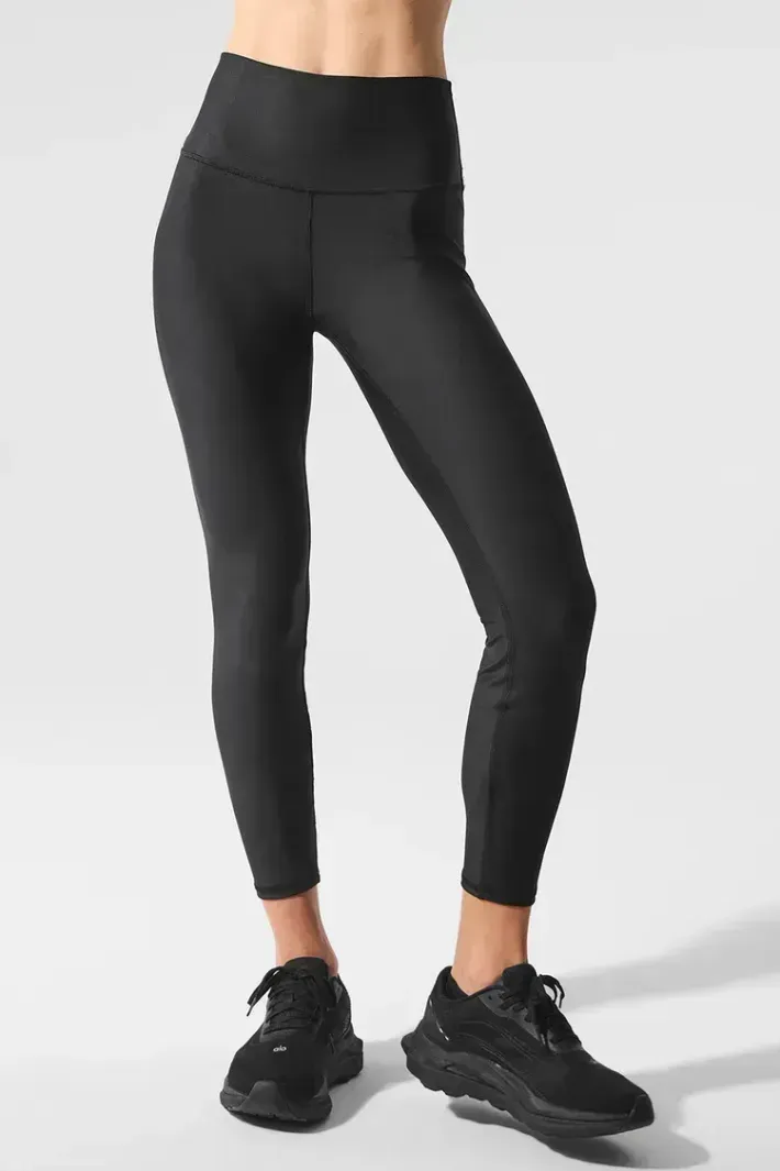 ヨガ・ピラティス alo High-Waist Airlift Legging Legging 7/8 High-Waist Airlift Black - Alo Yoga