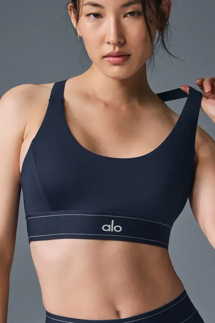 Top Airlift Suit Up Navy - Alo Yoga