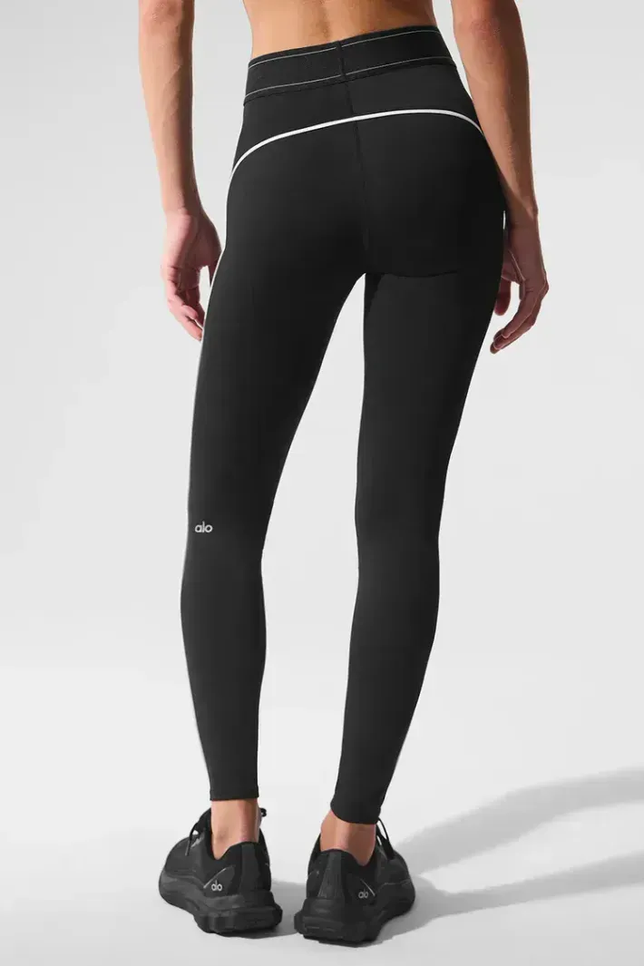 Legging Airlift Highwaist Suit Up Black - Alo Yoga