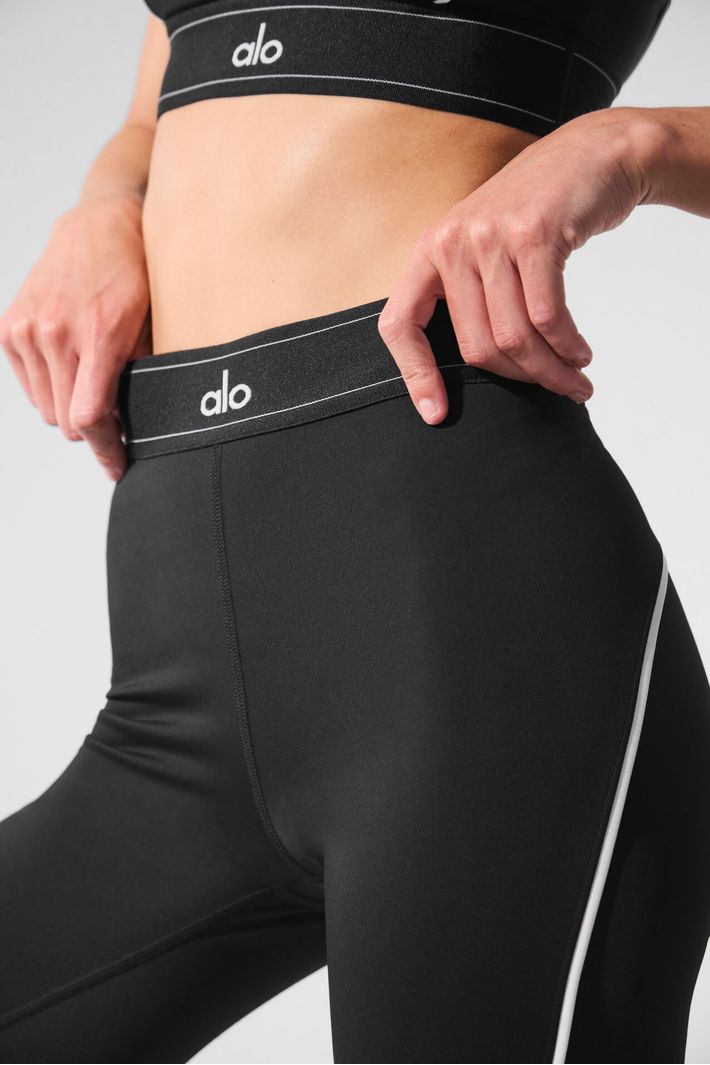 Legging Airlift Highwaist Suit Up Black - Alo Yoga