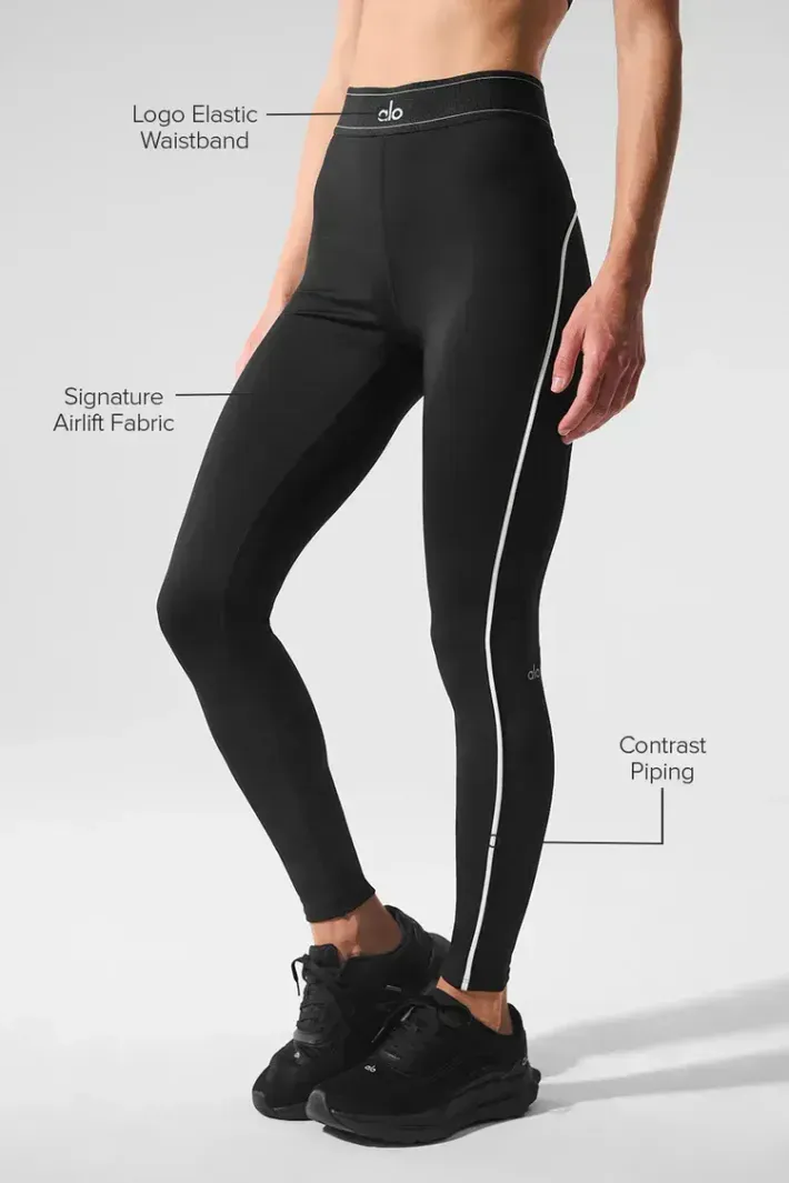 Legging Airlift High-Waist Suit Up Black - Alo Yoga