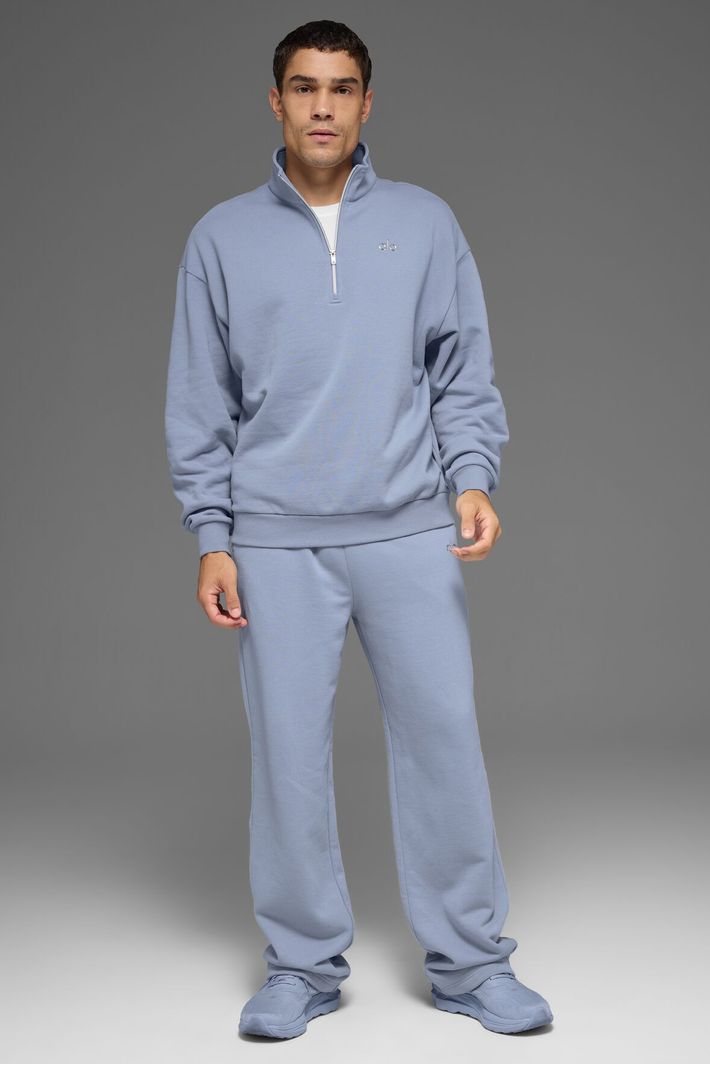 Moletom Accolade 1/4 Zip Pullover Winter Frost - Alo Yoga