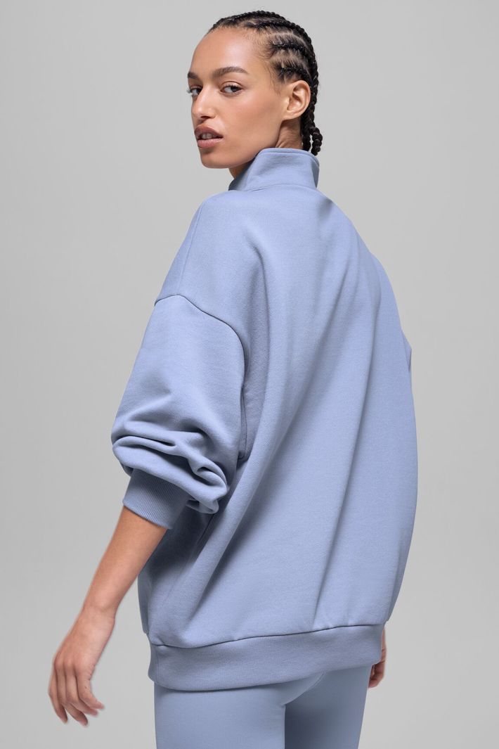 Moletom Accolade 1/4 Zip Pullover Winter Frost - Alo Yoga