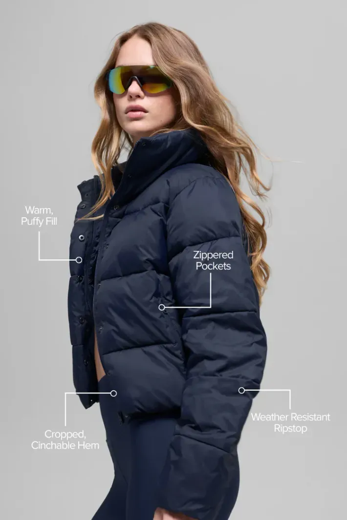 Jaqueta Gold Rush Puffer Navy - Alo Yoga