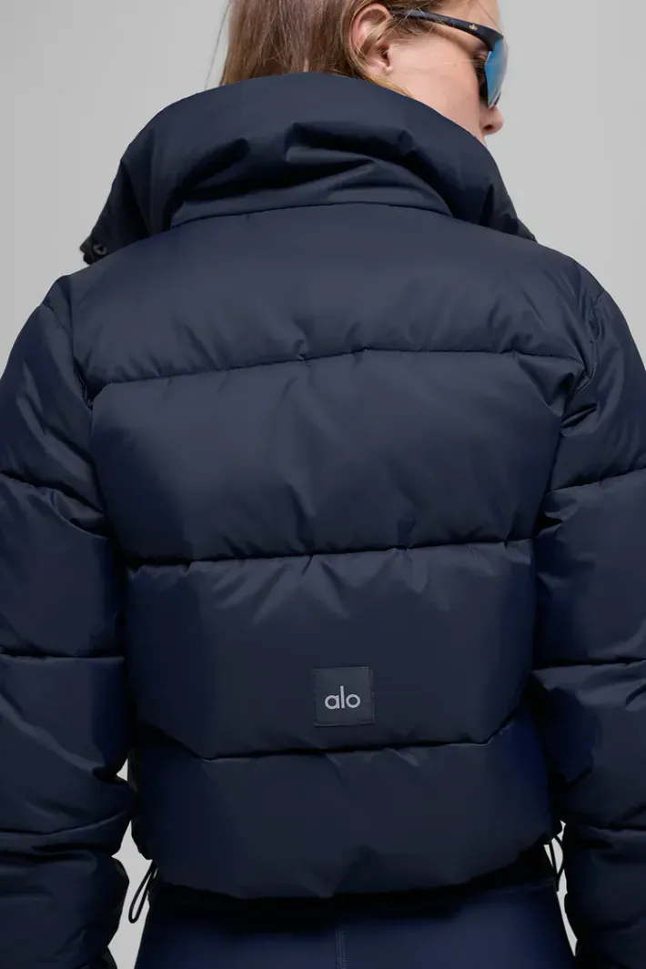 Jaqueta Gold Rush Puffer Navy - Alo Yoga