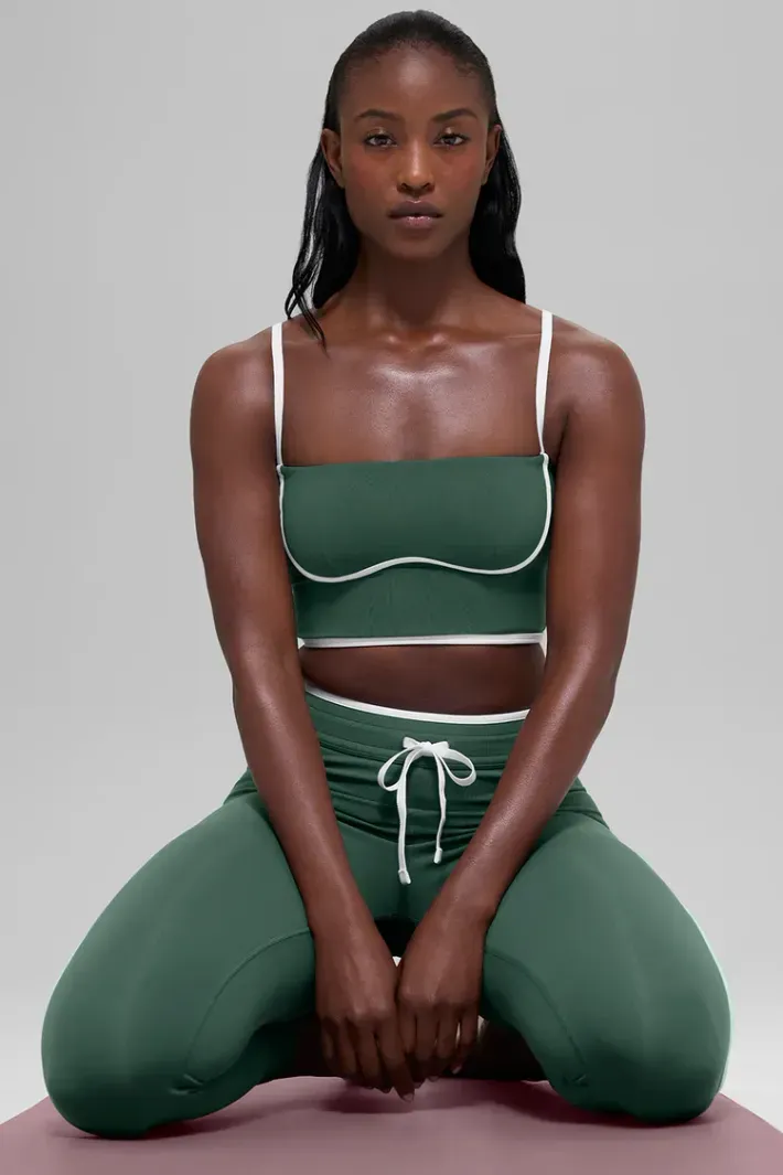 Top Airbrush Streamlined Clover Green - Alo Yoga