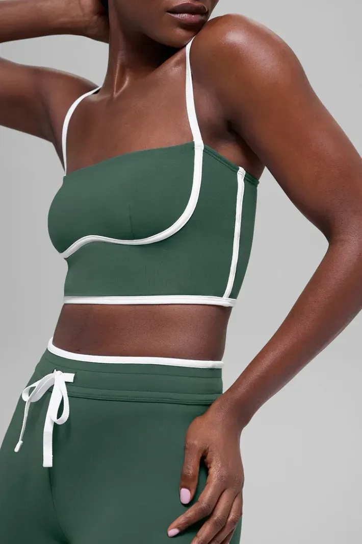 Top Airbrush Streamlined Clover Green - Alo Yoga