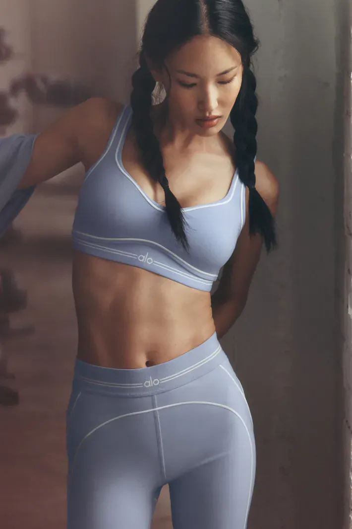 Top Airbrush Heart Throb Winter Frost - Alo Yoga