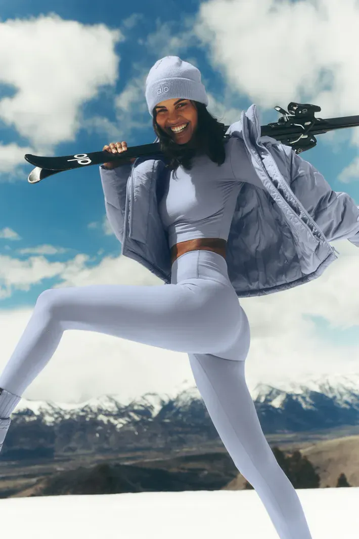 Legging 7/8 Highwaist Airbrush Winter Frost - Alo Yoga