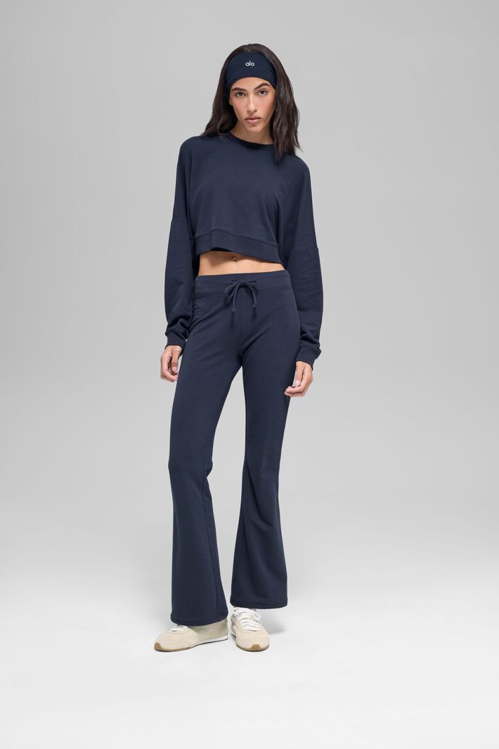 Calça De Moletom Sway Boot Cut Navy - Alo Yoga
