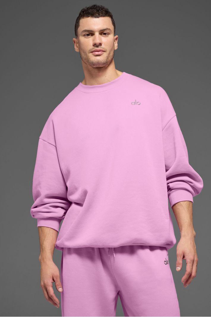 Moletom Accolade Crew Neck Candy Heart Pink - Alo Yoga