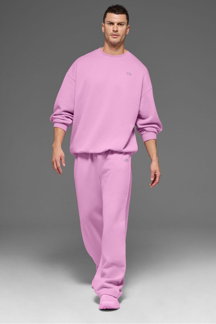 Moletom Accolade Crew Neck Candy Heart Pink - Alo Yoga