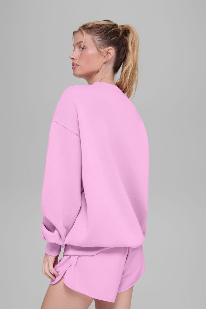Moletom Accolade Crew Neck Candy Heart Pink - Alo Yoga
