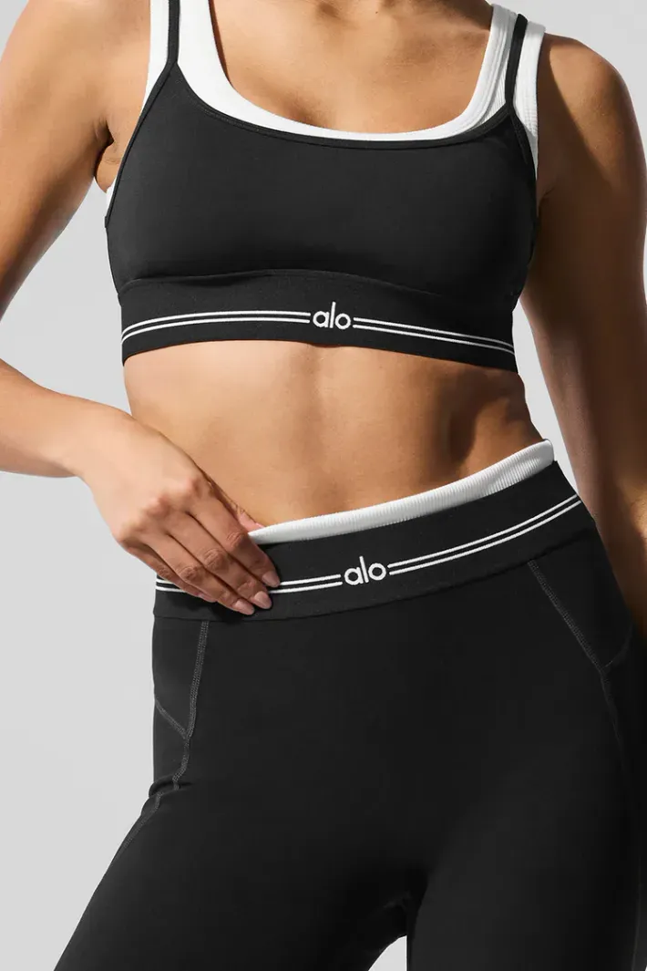 Legging Airbrush High Waist 7/8 Better Together Black - Alo Yoga