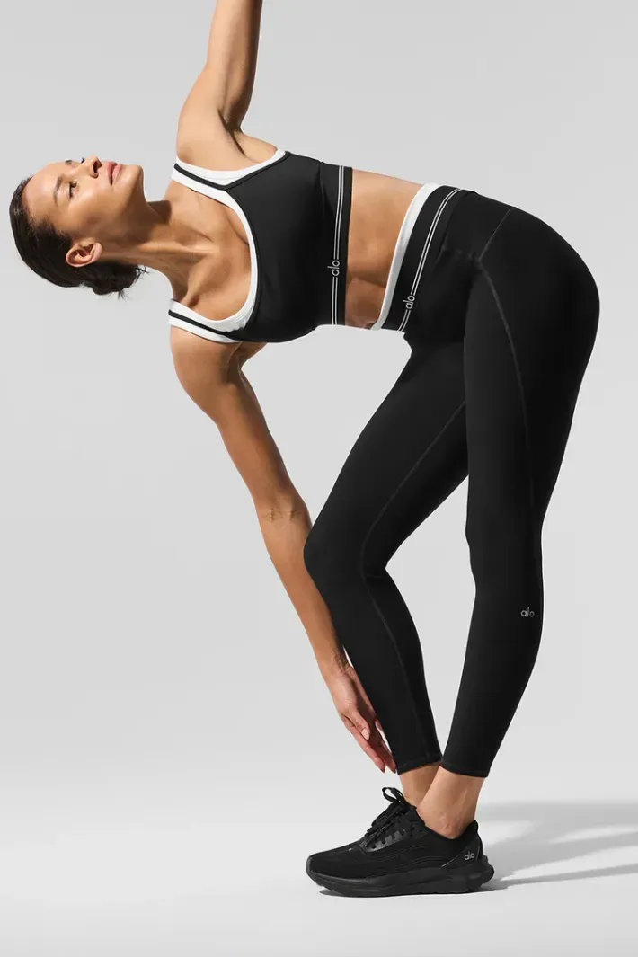Legging Airbrush High Waist 7/8 Better Together Black - Alo Yoga