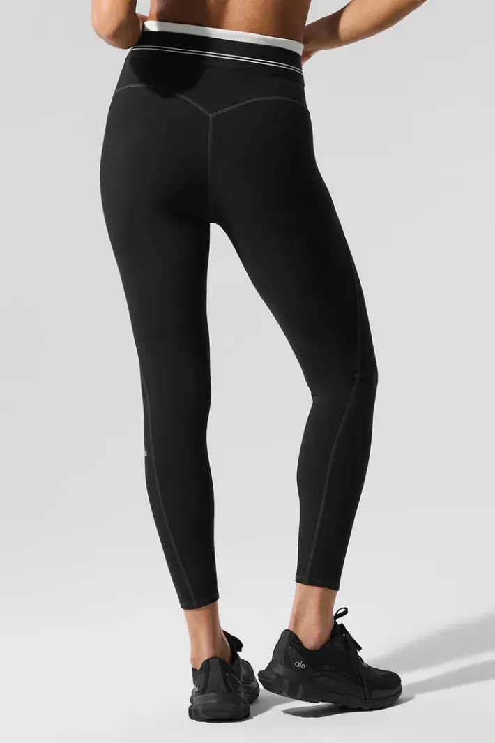 Legging Airbrush High Waist 7/8 Better Together Black - Alo Yoga
