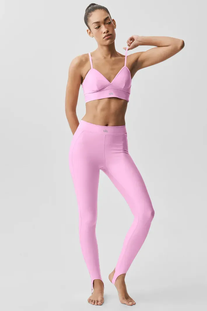 Legging Airlift Love Language Stirrup Candy Heart Pink - Alo Yoga