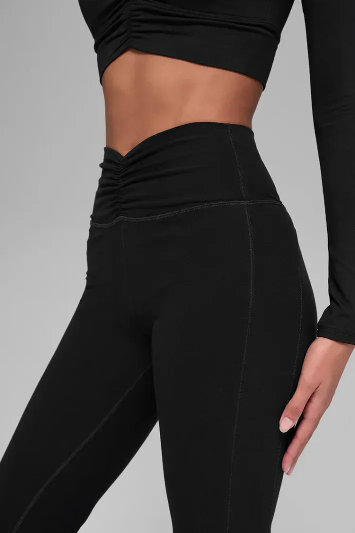 Legging Alosoft Intuition Highwaist Bootcut Black - Alo Yoga
