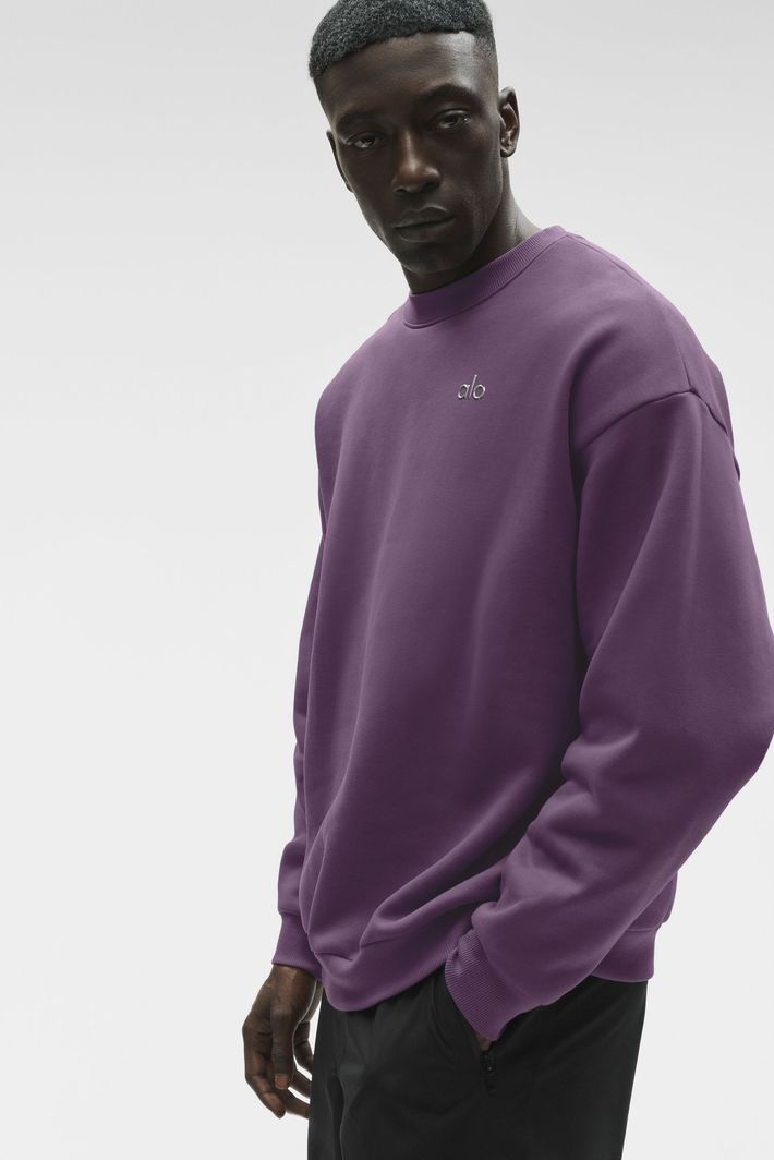 Moletom Accolade Crew Neck Plum Kiss - Alo Yoga