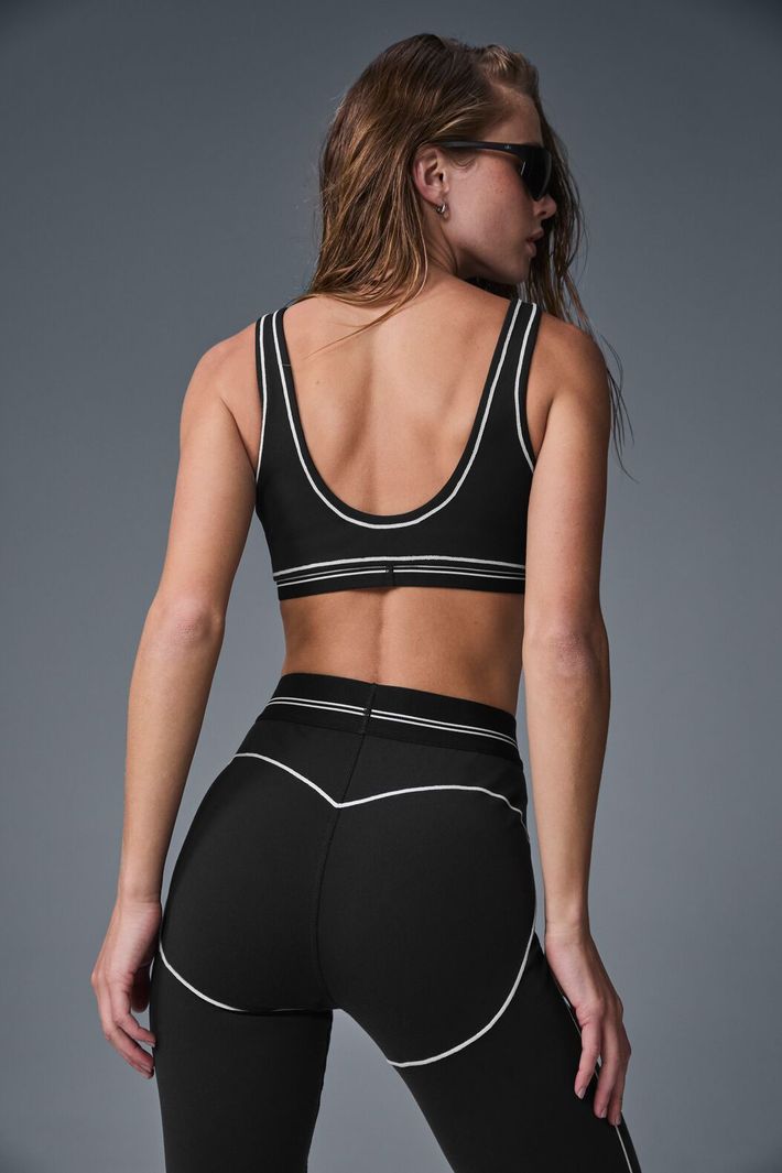 Top Airbrush Heart Throb Black - Alo Yoga
